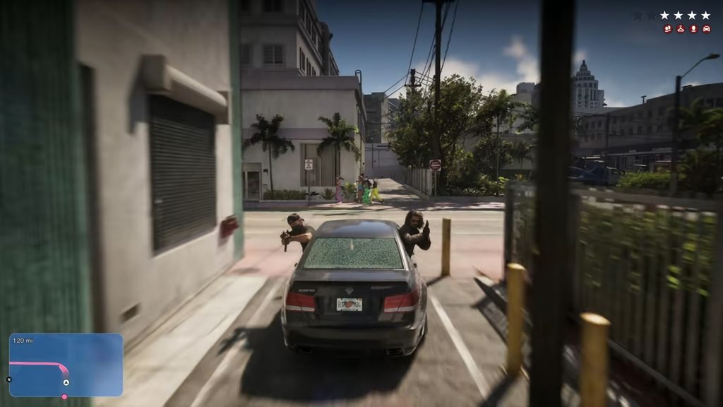 Jason and and Lucia Escaping from cops