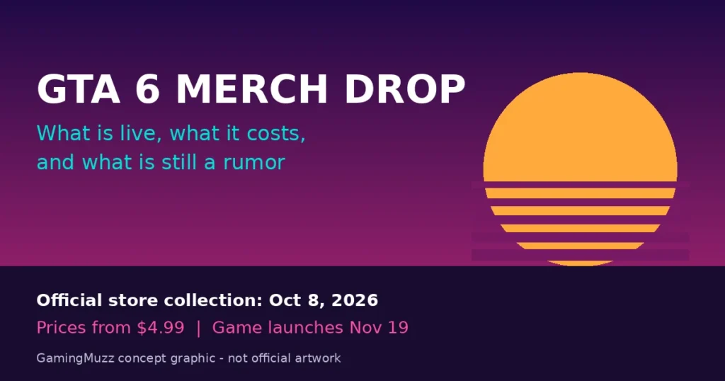 GTA 6 Merch Collection: Out now (official)